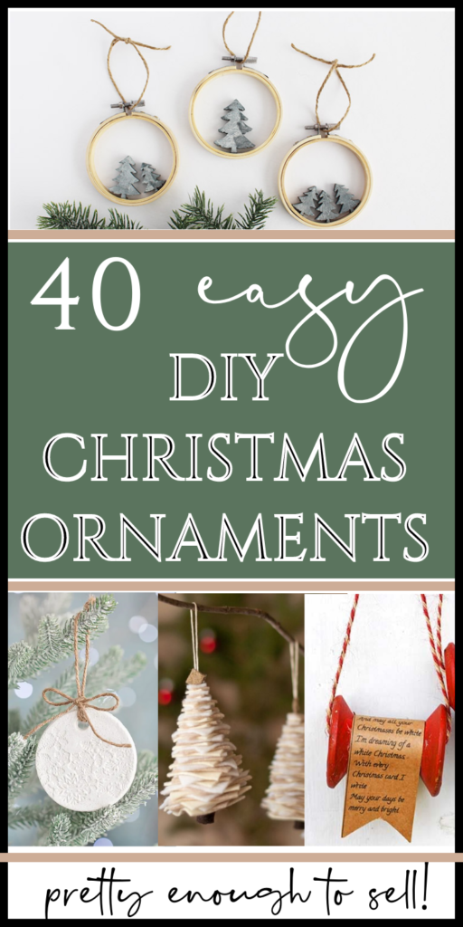 40 Easy &Amp; Gorgeous Diy Christmas Ornaments (Pretty Enough To Sell!)