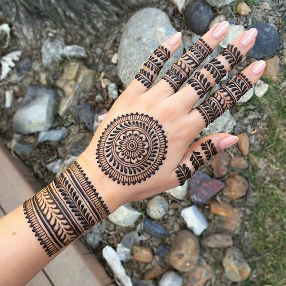 41 Simple Mehndi Designs for your Fingers