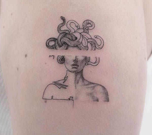 42 Fearsome And Awesome Medusa Tattoos With Meaning