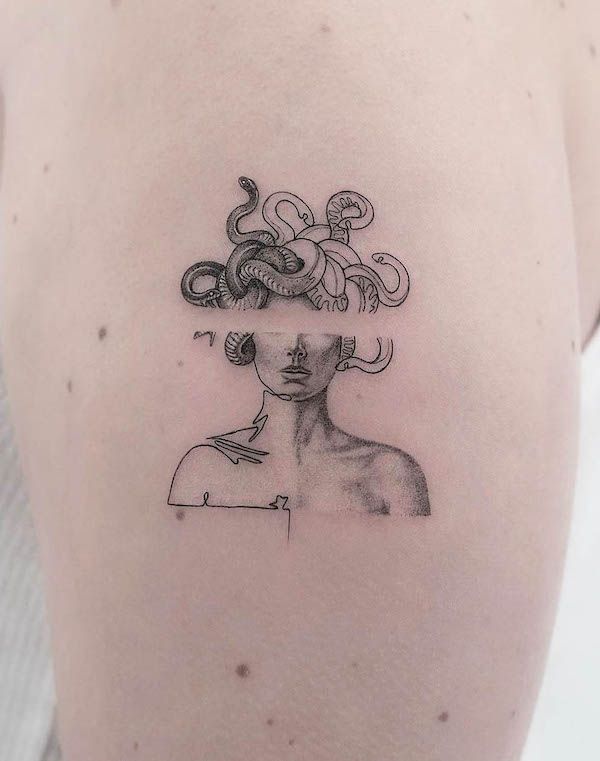 42 Fearsome And Awesome Medusa Tattoos With Meaning