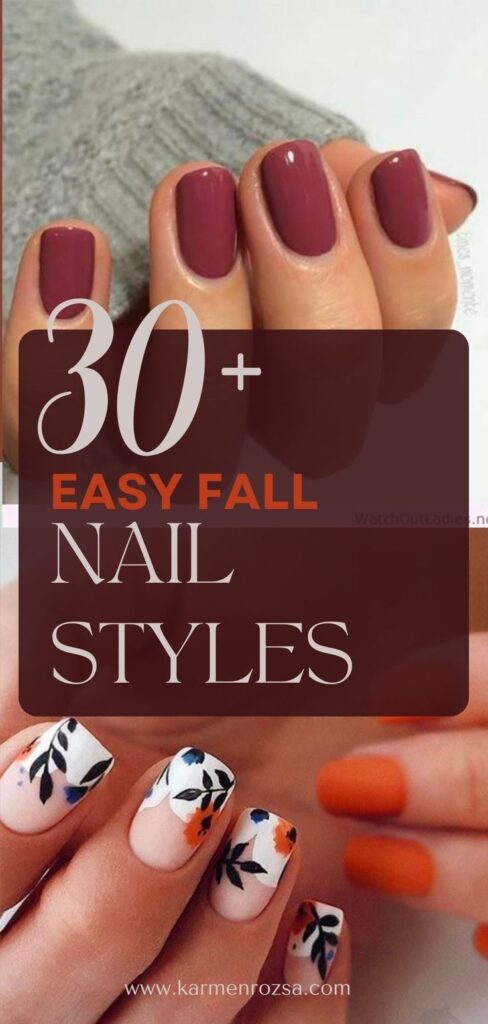 Are You Looking For The Perfect Color And Pattern For Your Fall Nail Styles?