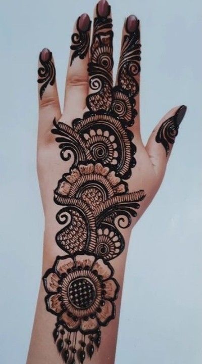 Best Arabic Mehndi Designs For Hands 4