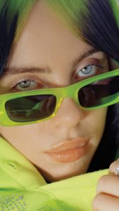 Billie Eilish Hoodie Green Sunglasses