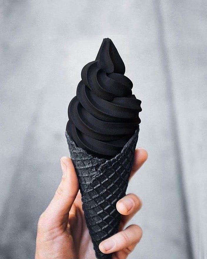 Black Ice Cream: