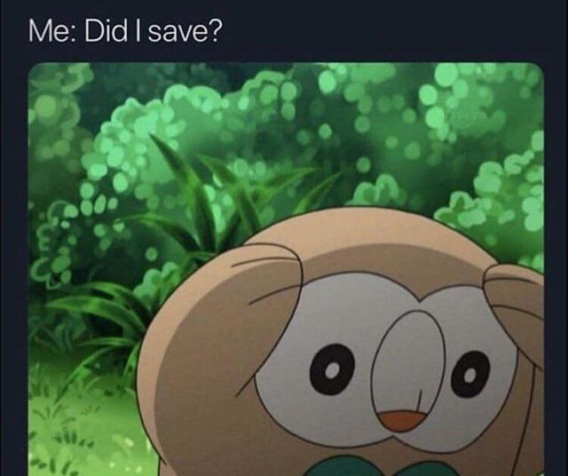 But Did I Save?