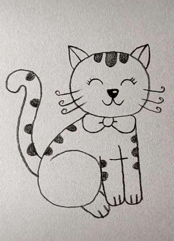 Cat Drawing Easy 1 1