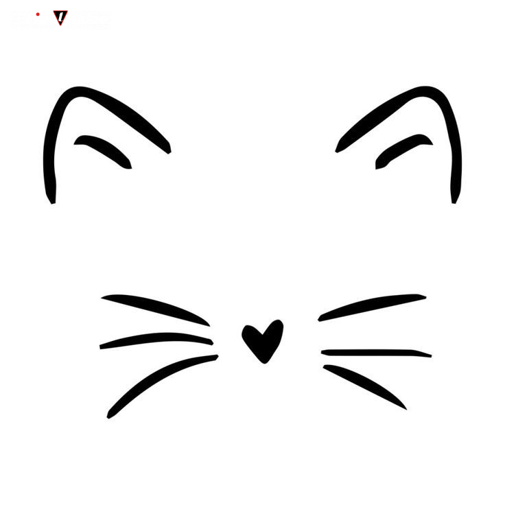 Cat Drawing Easy 1