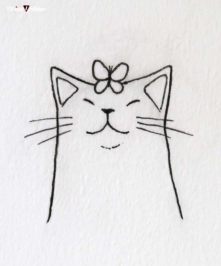 Cat Drawing Easy 7