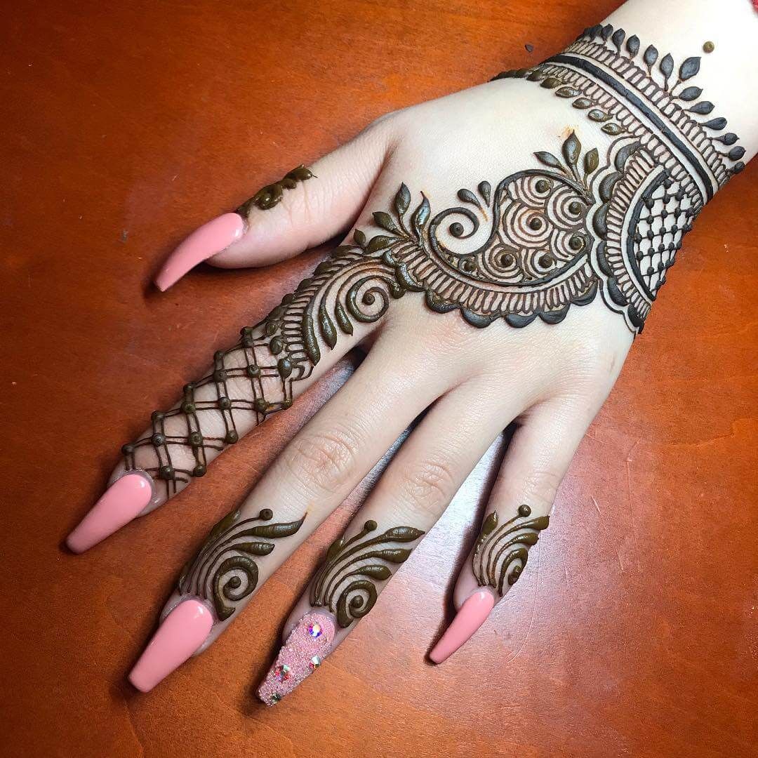 Easy Arabic Mehndi Design Back Hand Mehndi Simple