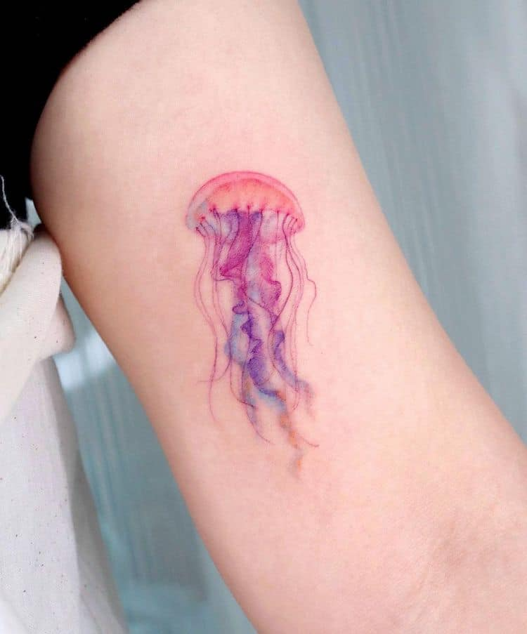 Delicate Watercolor Tattoos Look Like Tiny Paintings Brushed Onto Skin