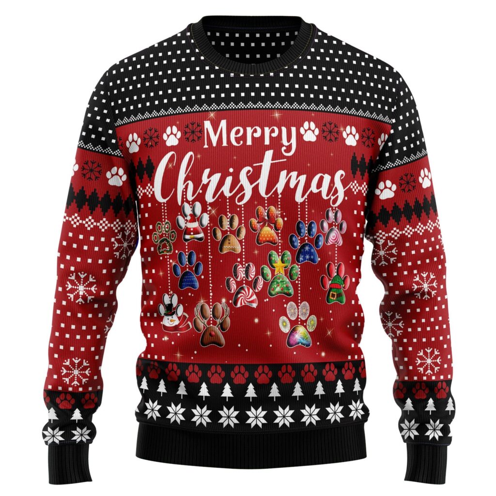 Dog Merry Christmas Ugly Christmas Sweater