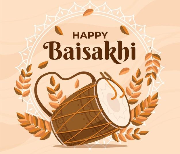 Download Hand-drawn Happy Baisakhi for free
