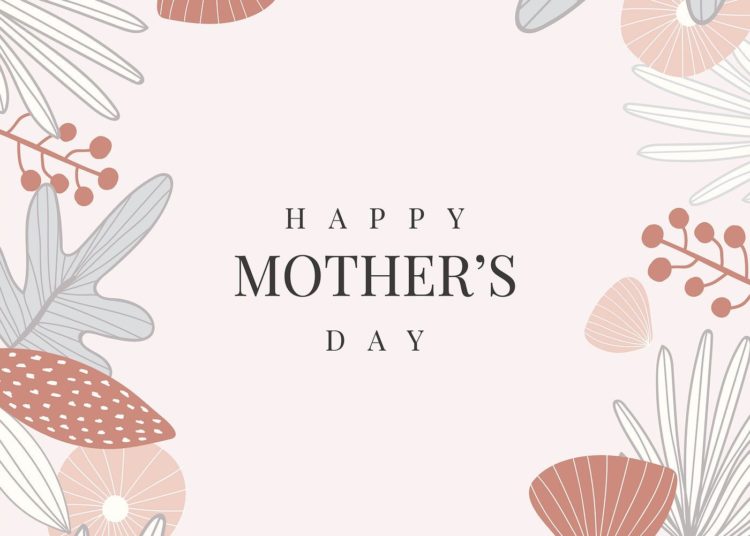 Download Premium Vector Of Floral Elegant Mothers Day Card Vector