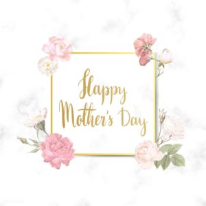 Download premium vector of Happy Mother’s Day square badge vector