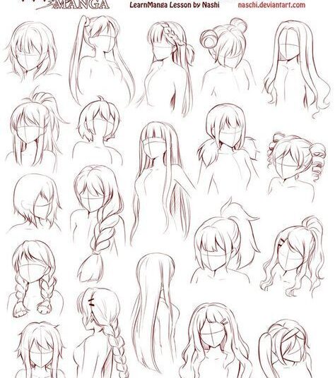 Drawing Anime Hairstyles Girls 37 Ideas,  #Anime #Artsketchesinspirational #Draw