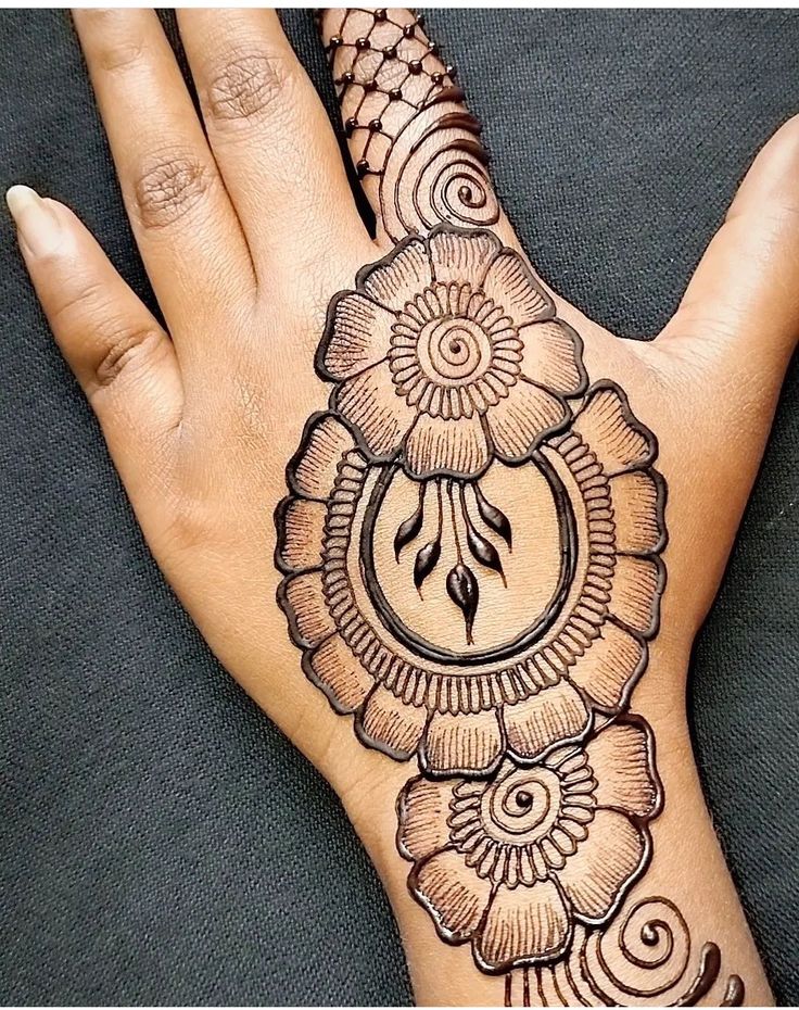Easy Henna Designs For Beginners On Hands 8