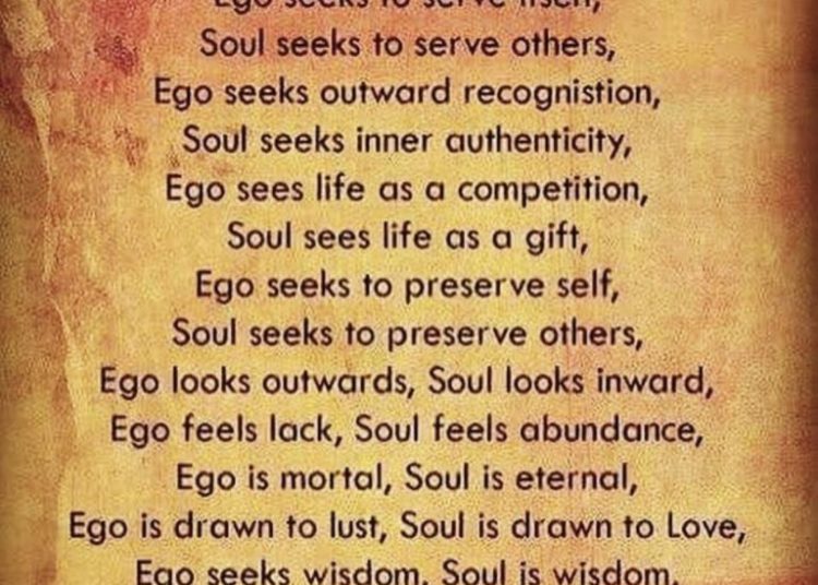 Ego versus Spirit/Soul