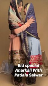 Eid special Anarkali With Patiala Salwar
