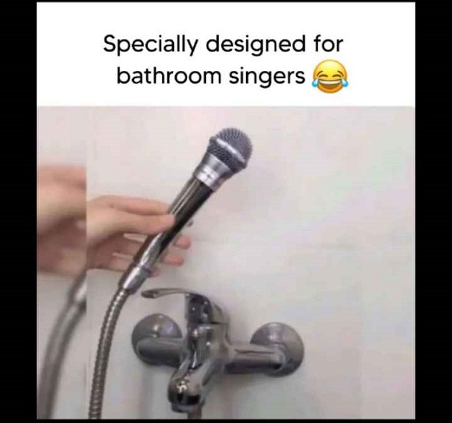 Funny For Bathroom Singer