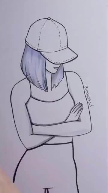 Girl Drawing Easy Simple For Kids 10