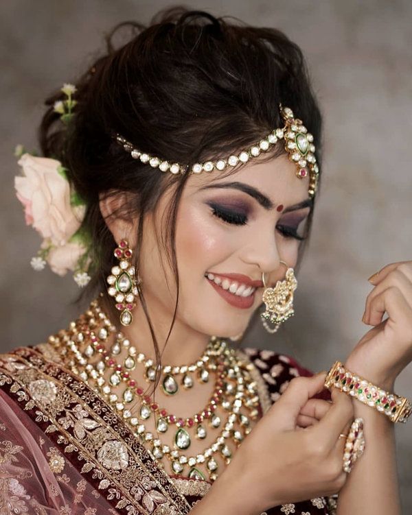 Hairstyles For Indian Bride 3