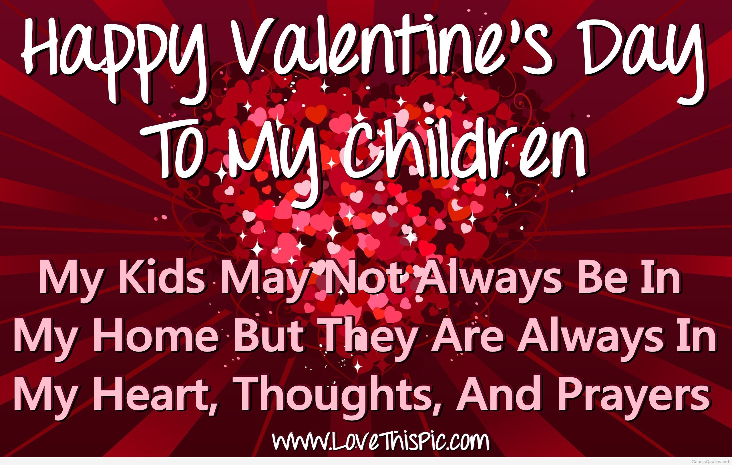 Happy Valentine'S Day To My Children