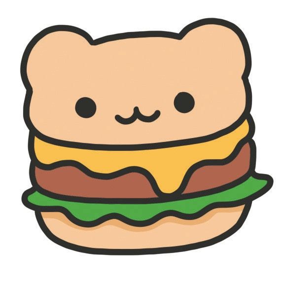 How To Draw Really Cute Hamburgers