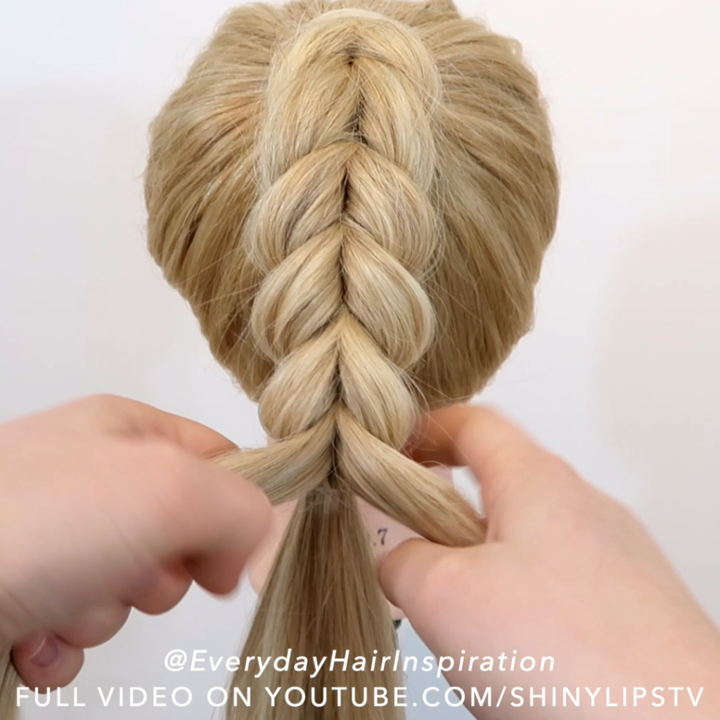 How To Pull Through Braid For Beginners! No Braiding! Click Here For The Full Vi