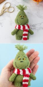 Mini Happy Grinch Free Crochet Pattern HD Wallpaper