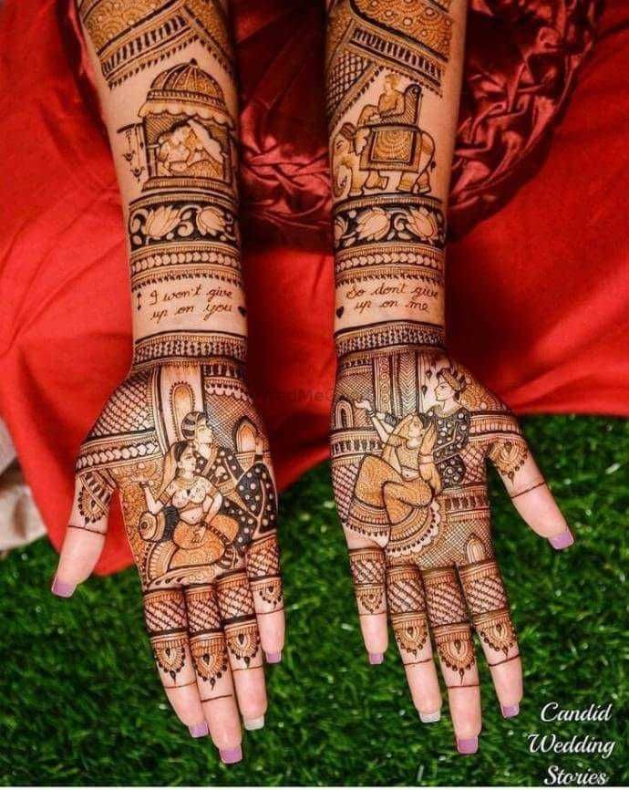 Wedding mehndi designs for full front hands | Simple mehndi designs, Right hand  mehndi design, Mehndi designs