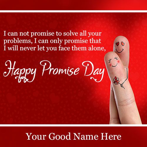 Promise Day Wishes Quotes Images With Name