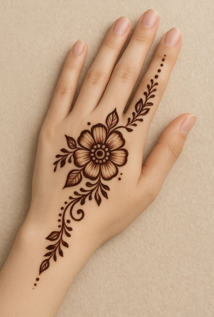 Simple Mehndi Design New