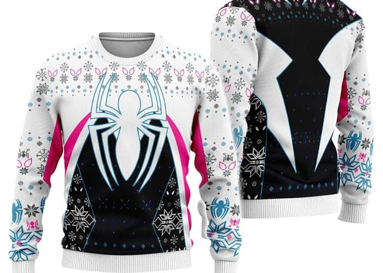 Spider-Man Gwen Stacy Christmas Ugly Sweater, Marvel Ugly Sweater