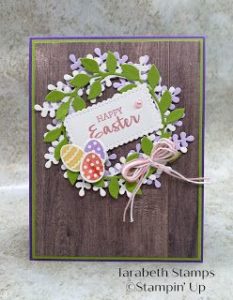 Stampin’ Up! Easter Wreath