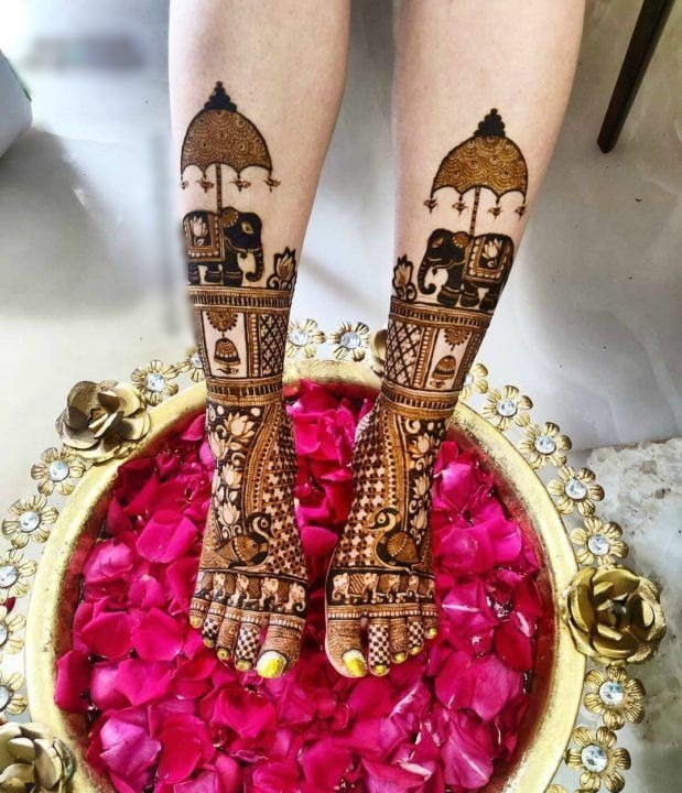 30+ Modern Leg Mehndi Design for Brides- Every Shade of Women