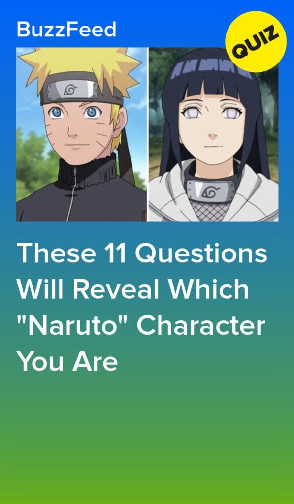 Which &Quot;Naruto&Quot; Character Are You?