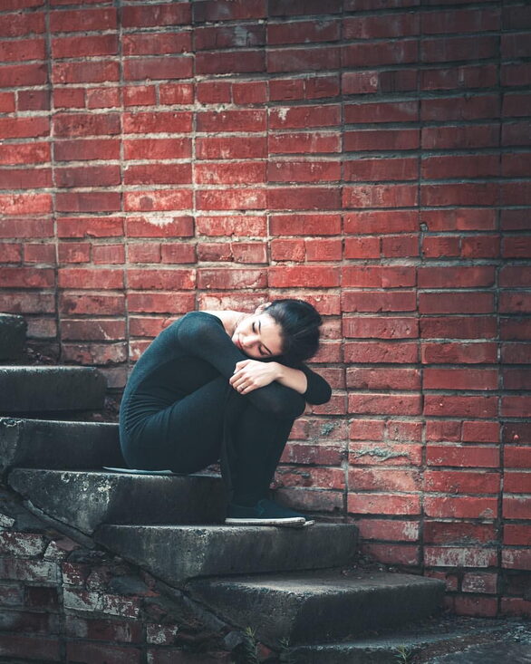 Anton Cherstvenkov on Instagram: “Sad girl #portrait_shots #yong #pretty #portraits #portrait_ig #portraitpage #portraitphotography #wall #brickwall #beautygirl #sad #girl…”