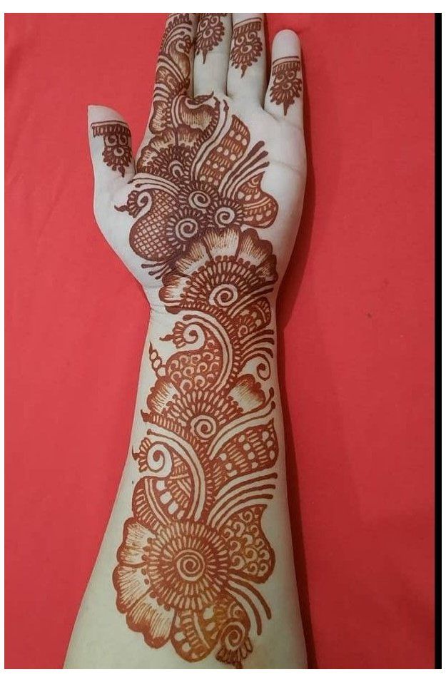 bridal mehndi designs hands arabic