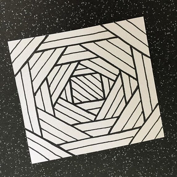Perla Schippers En Instagram Zendoodle Muy F Cil Con Profundidad F Cil, Tipos De Dibujo Image